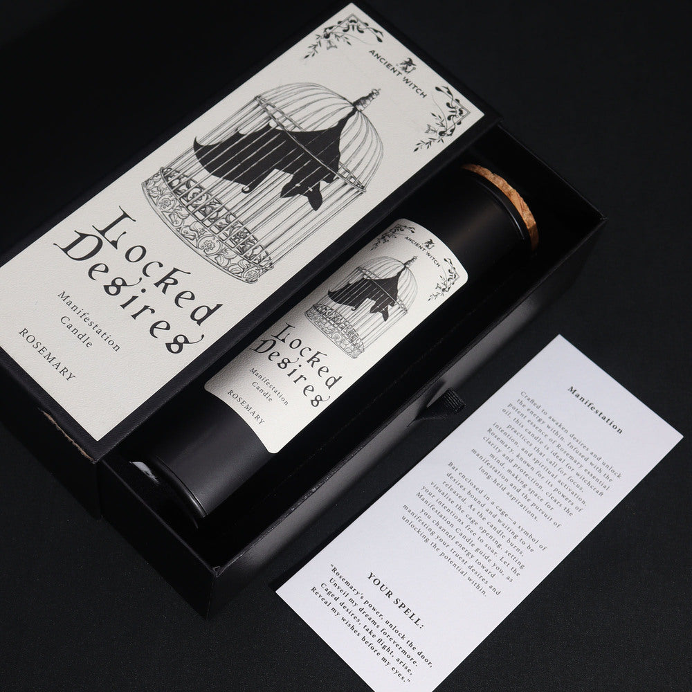 Manifestācijas sojas vaska svece - Locked Desires