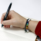 Dabīgo akmeņu rokassprādze - haulīta čakra