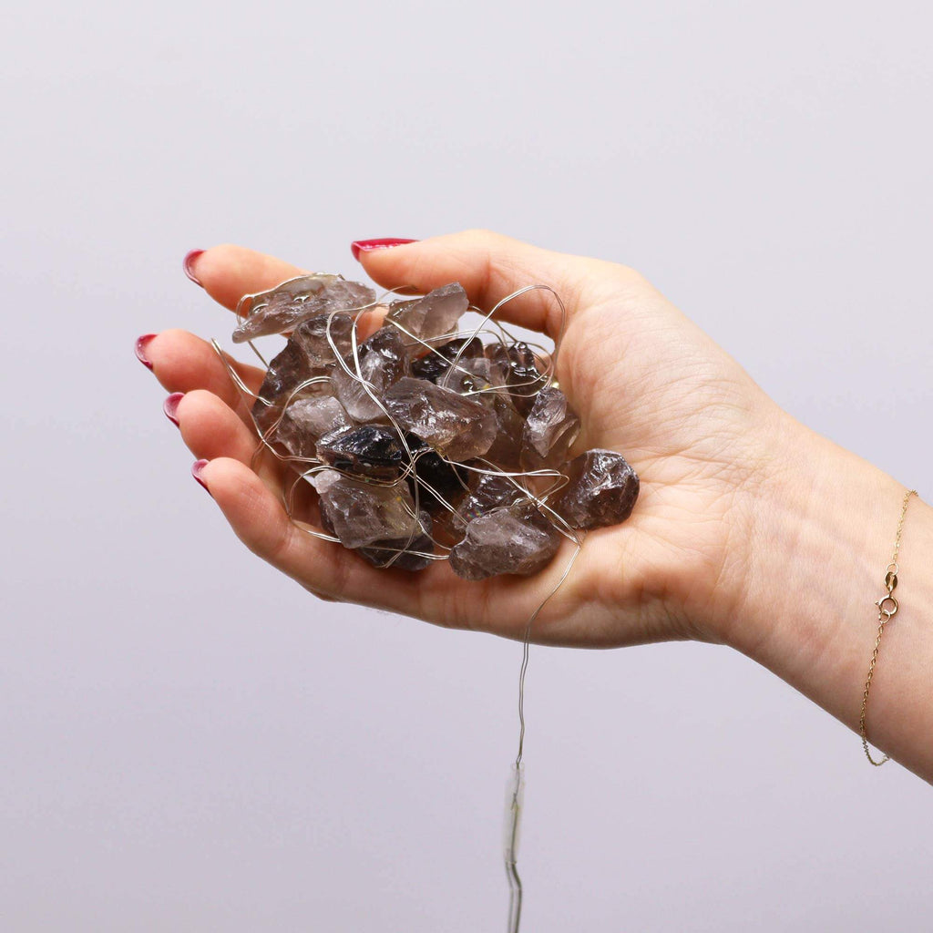 Dārgakmeņu LED lampiņas - Citrīns