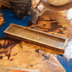 Mango koka vīraka turētājs 25 x 7.5 cm ar gravējumu