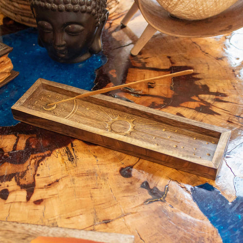 Mango koka vīraka turētājs 25 x 7.5 cm ar gravējumu