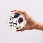 Sojas vaska kristālu svece - Saules pinuma čakra (Manipura)