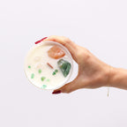 Sojas vaska kristālu svece - Sirds čakra (Anahata)