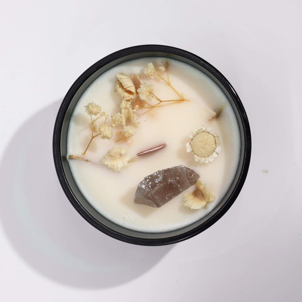 Sojas vaska kristālu ziedu svece - The Lion