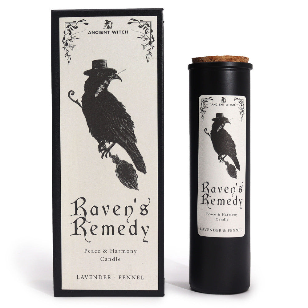 Miera un harmonijas sojas vaska svece - Ravens Remedy