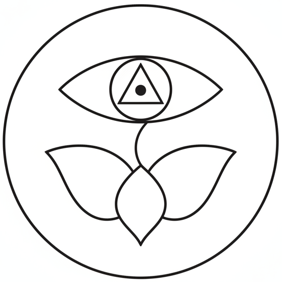 6. Trešās acs čakras ikona