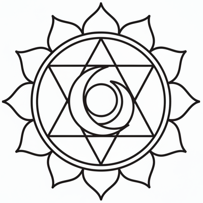 5. Rīkles čakras ikona